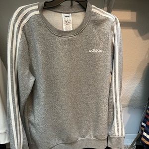 Grey Adidas Long-sleeve Sweater